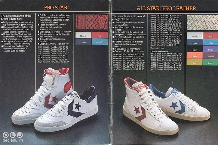 Converse Pro Star leather cho các vận động viên chuyên nghiệp
