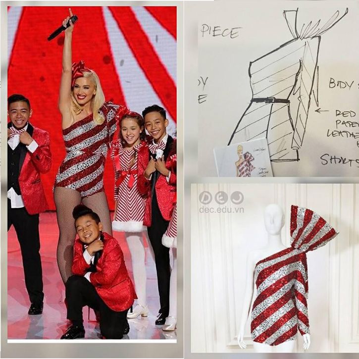 Ca sĩ nổi tiếng Gwen Stefani hợp tác với NTK Công Trí thiết kế trang phục cho buổi diễn đón Giáng sinh
