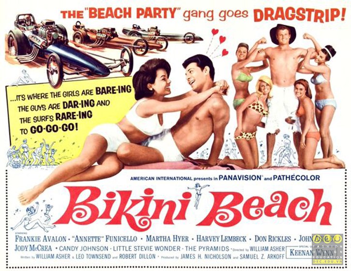 Bikini trở nên nổi tiếng qua bộ phim Beach Party