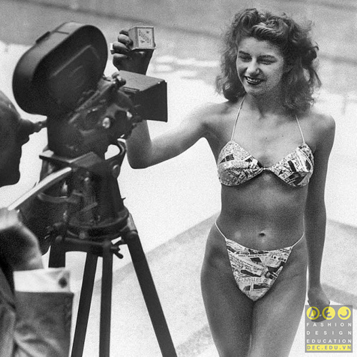 Micheline Bernardini người đầu tiên mặc Bikini