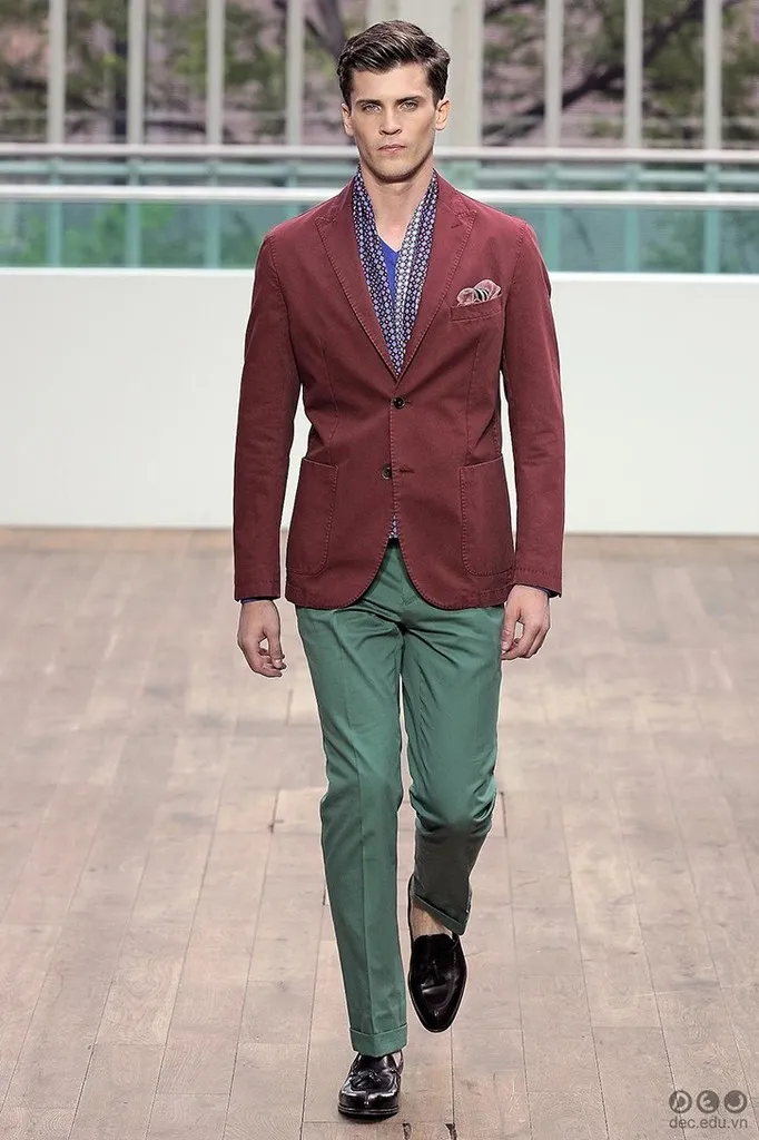 Vải chinos - quần ống đứng