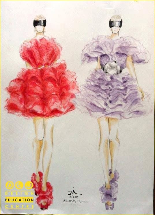 Khóa vẽ màu diễn họa thời trang