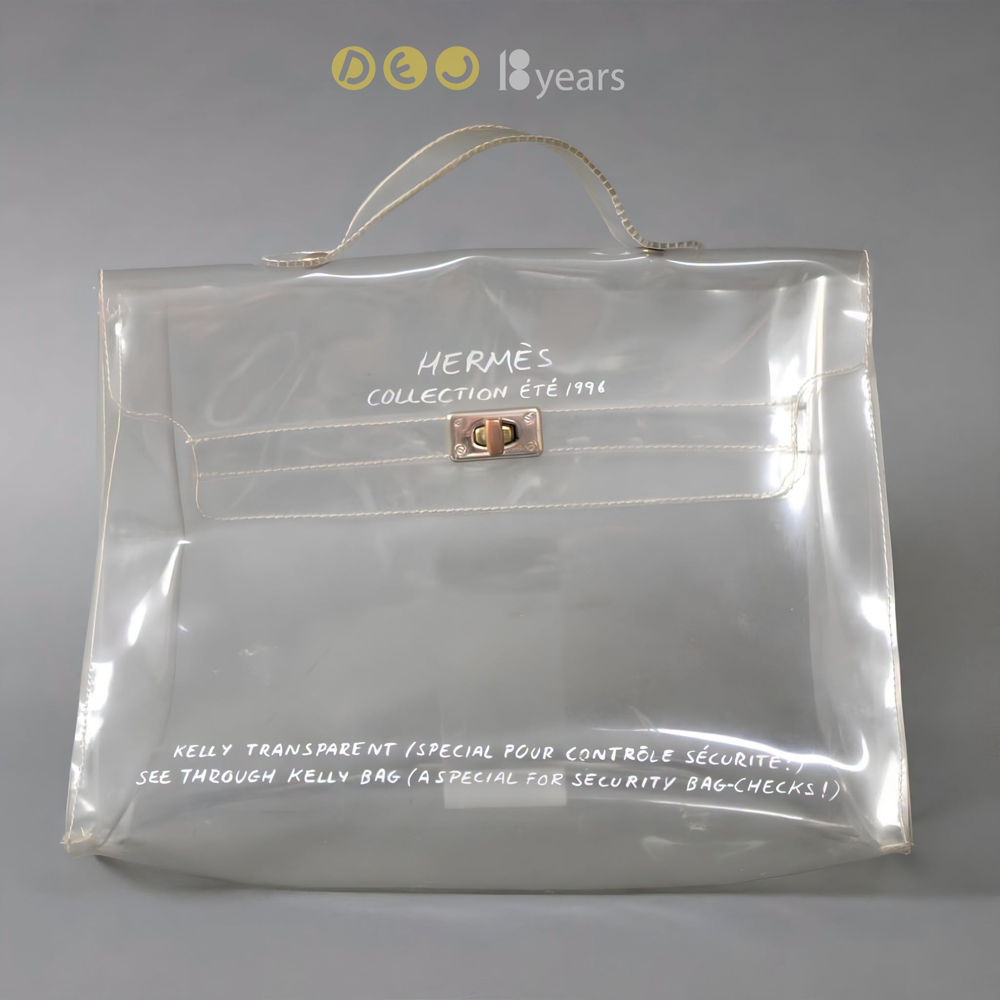 Hermès – Spring/Summer 1996: Chiếc Kelly trong suốt Hermès